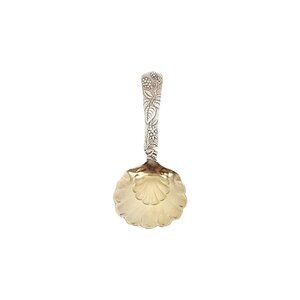 Tiffany & Co Raspberry Vine Sterling Silver Gold Wash Bon Bon Spoon w/mon #15478